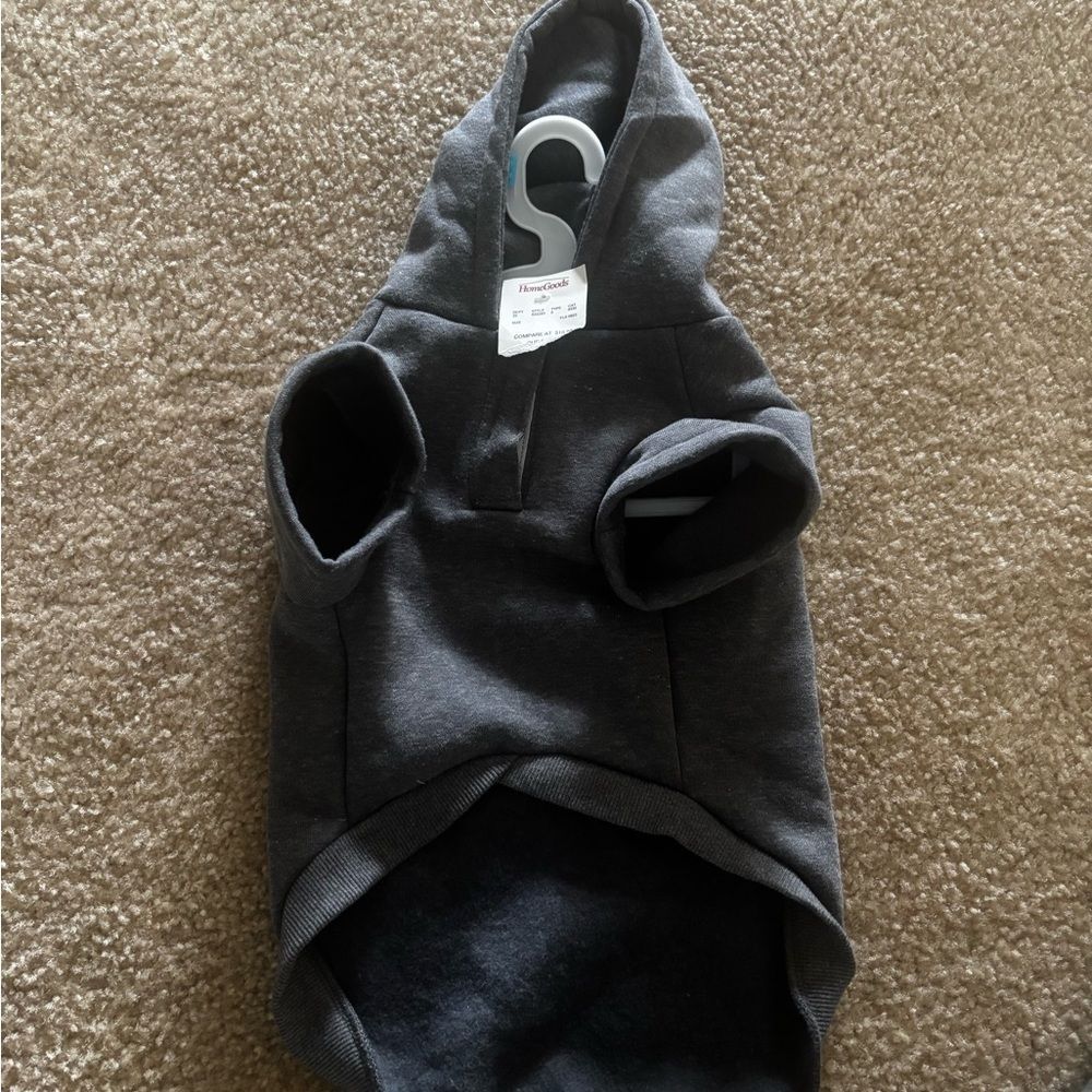 Gray Dog Hoodie